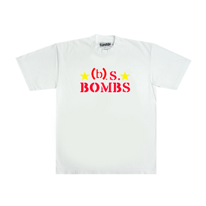(b).S. Bombs T-Shirt (White)