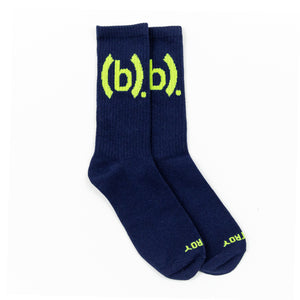 (B).rew Socks (Blue)