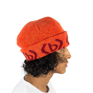 Knit (b).eanie (Orange)